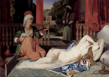 Jean Auguste Dominique Ingres Odalisque with a Slave 1842 Arabs Oil Paintings